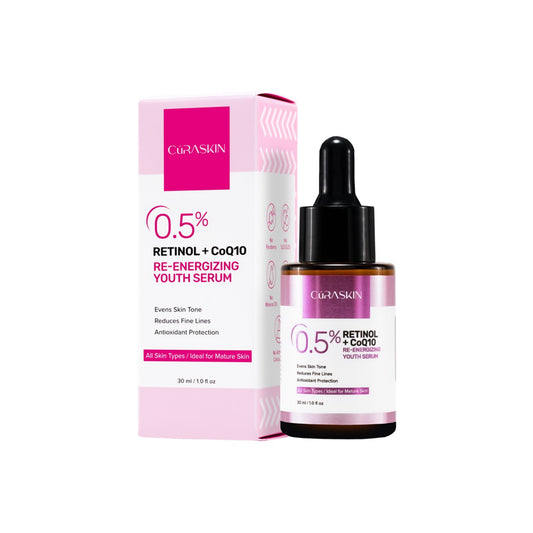 Curaskin 0.5% Retinol + CoQ10 Re-Energizing Youth Serum 30mL