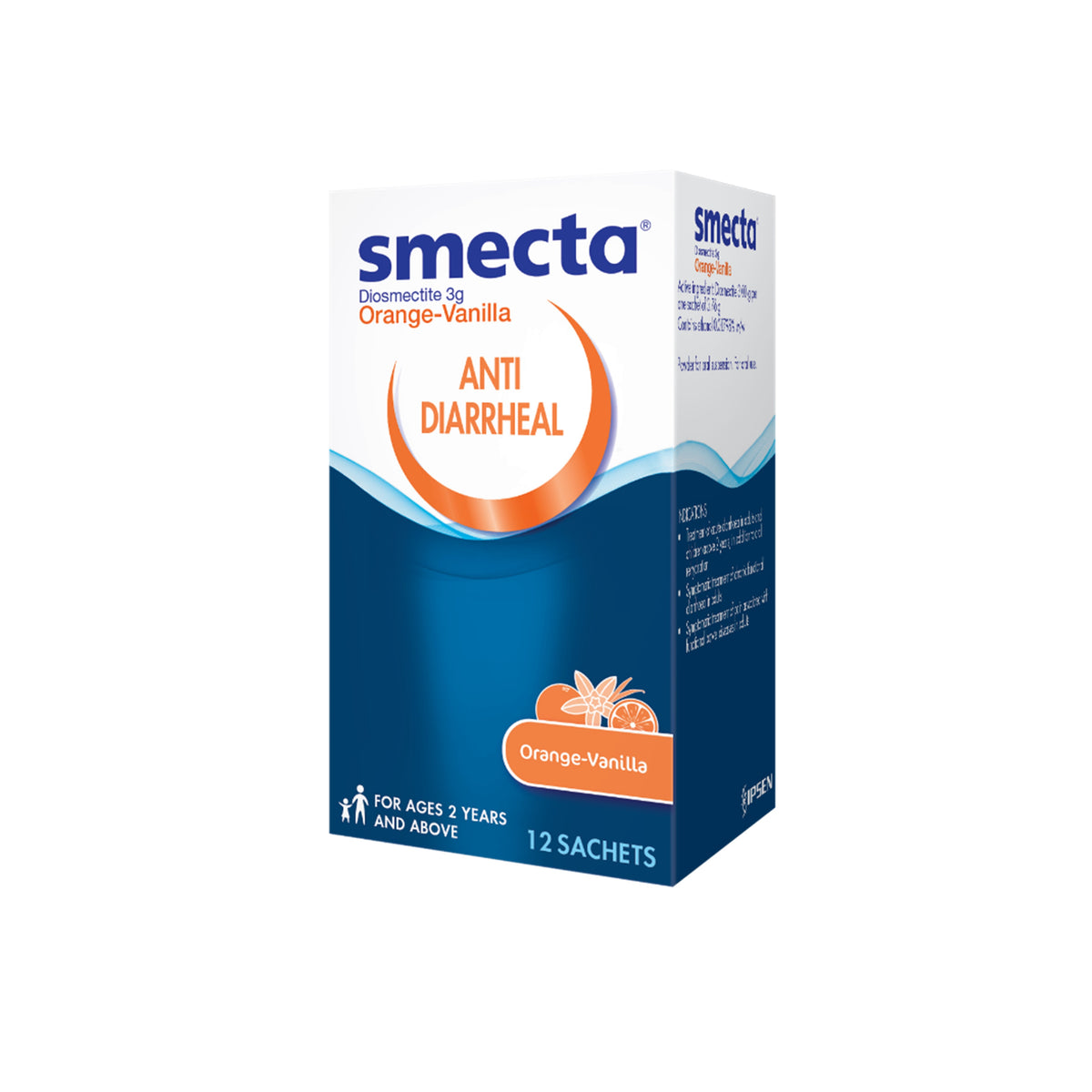 Smecta Anti-Diarrheal Orange-Vanilla Powder Sachet 3gx12's – AA Pharmacy