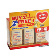 Stay-Well Active Q 100mg Softgel 2x30's FOC 30's [Value Pack]