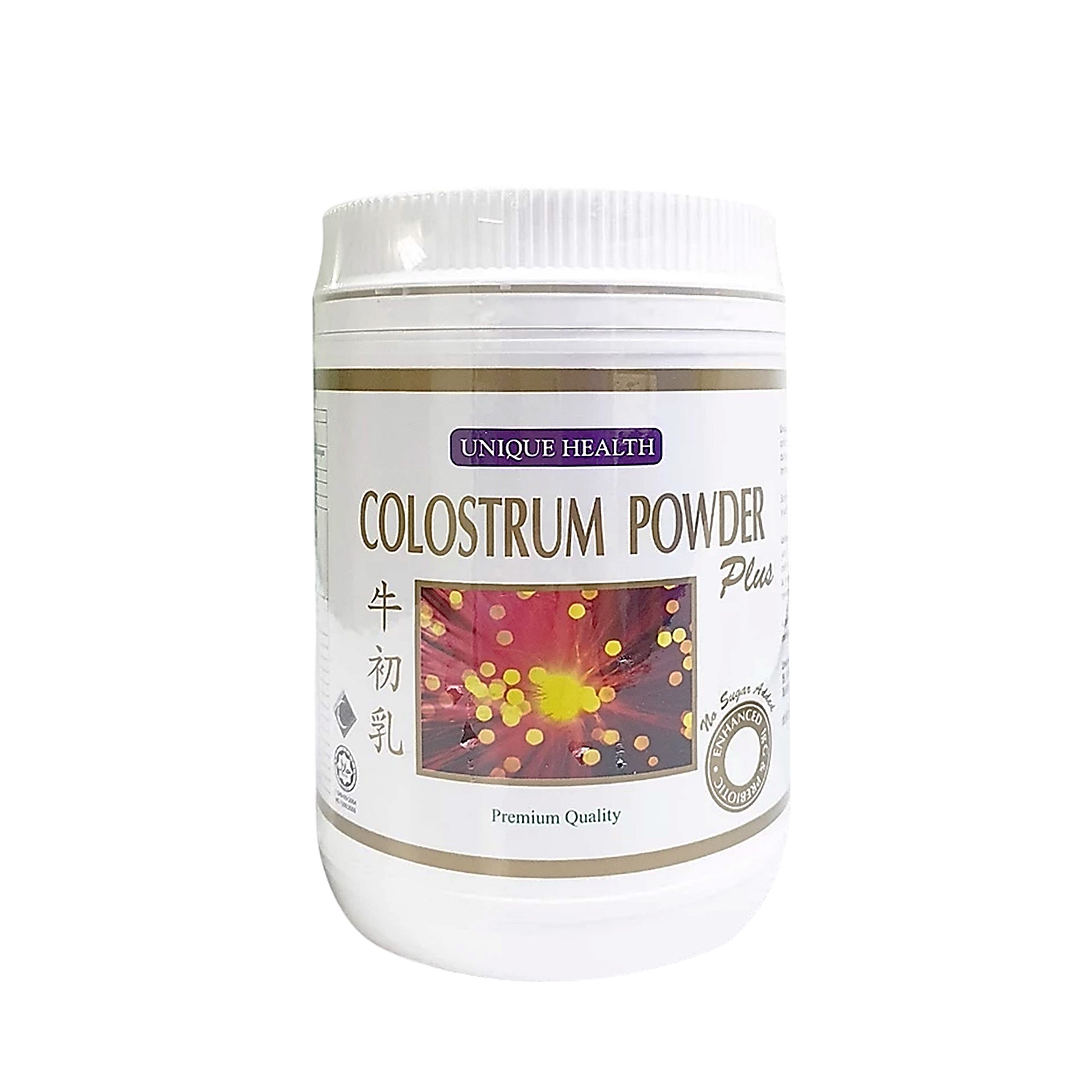 Unique Health Colostrum Plus Powder No Sugar Added (500g)