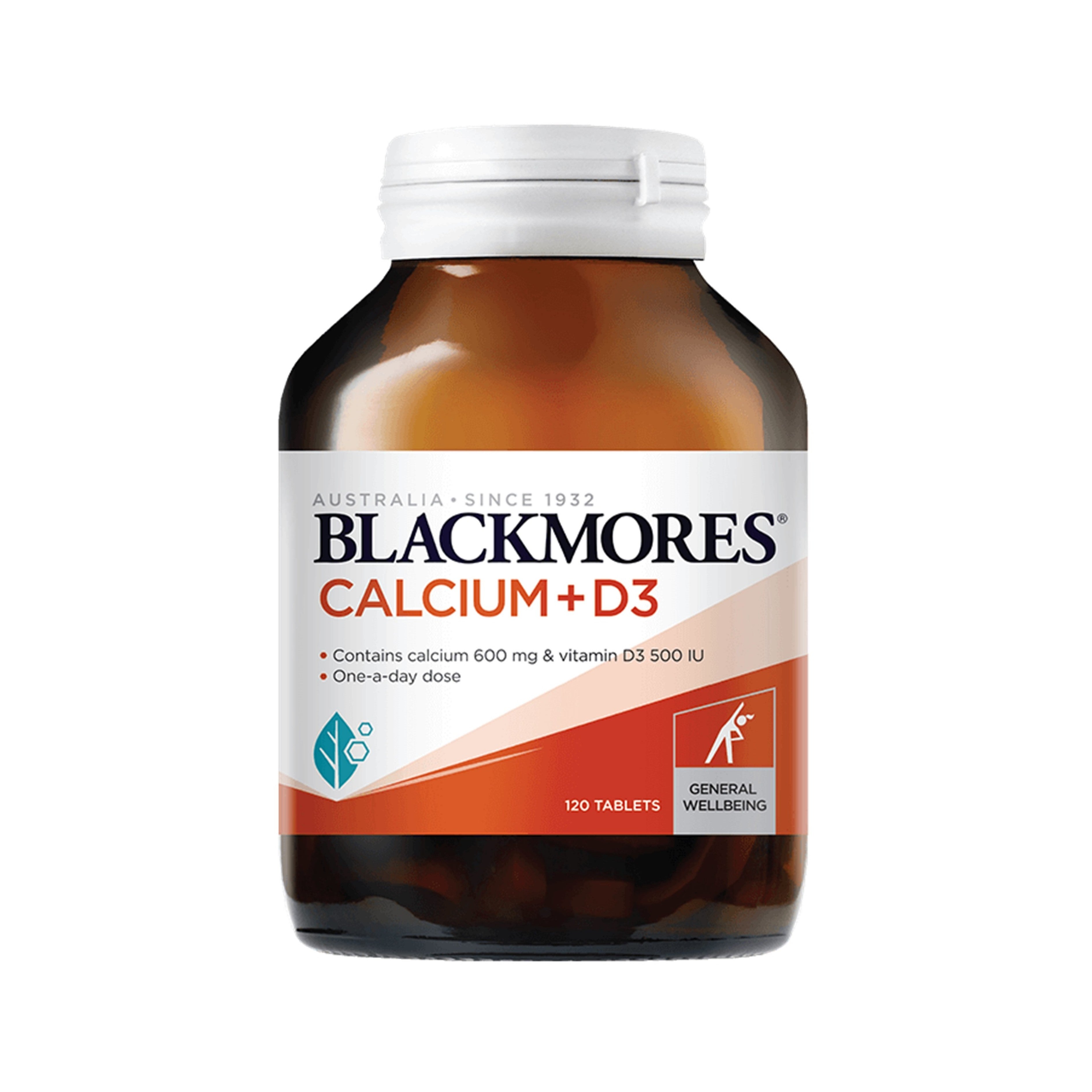 Blackmores Calcium 600mg + Vitamin D3 500 IU Tablet 120's
