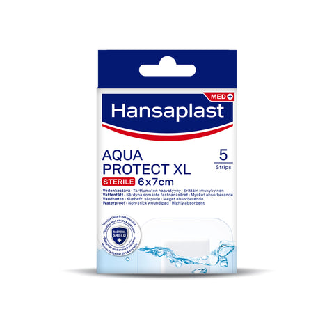 Hansaplast Aqua Protect Sterile XL Plaster 6cmx7cm 5's