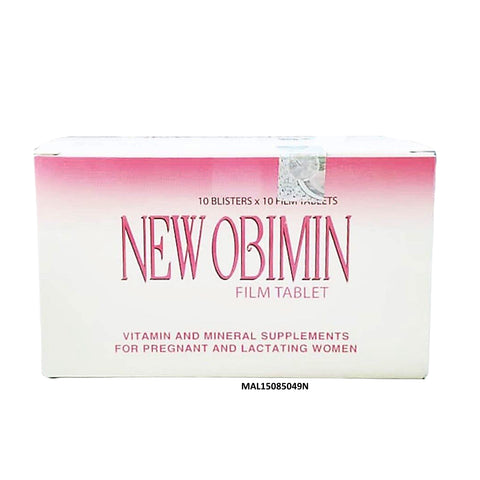 New Obimin Film Tablet 100's (For Pregnant & Lactating Women)