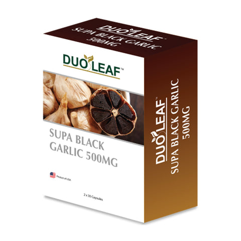 Duoleaf Supa Black Garlic 500mg Capsule 2x30's