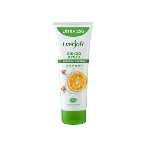 EverSoft Ginkgo and Yuzu (Acne and Oil Control) Cleansing Foam 195g