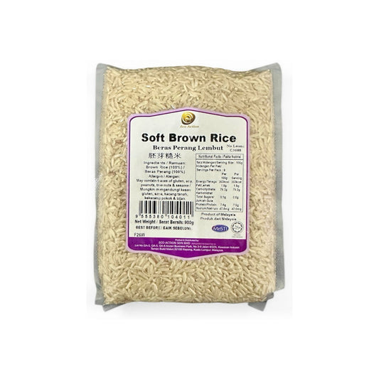 Eco Action Soft Brown Rice 900g