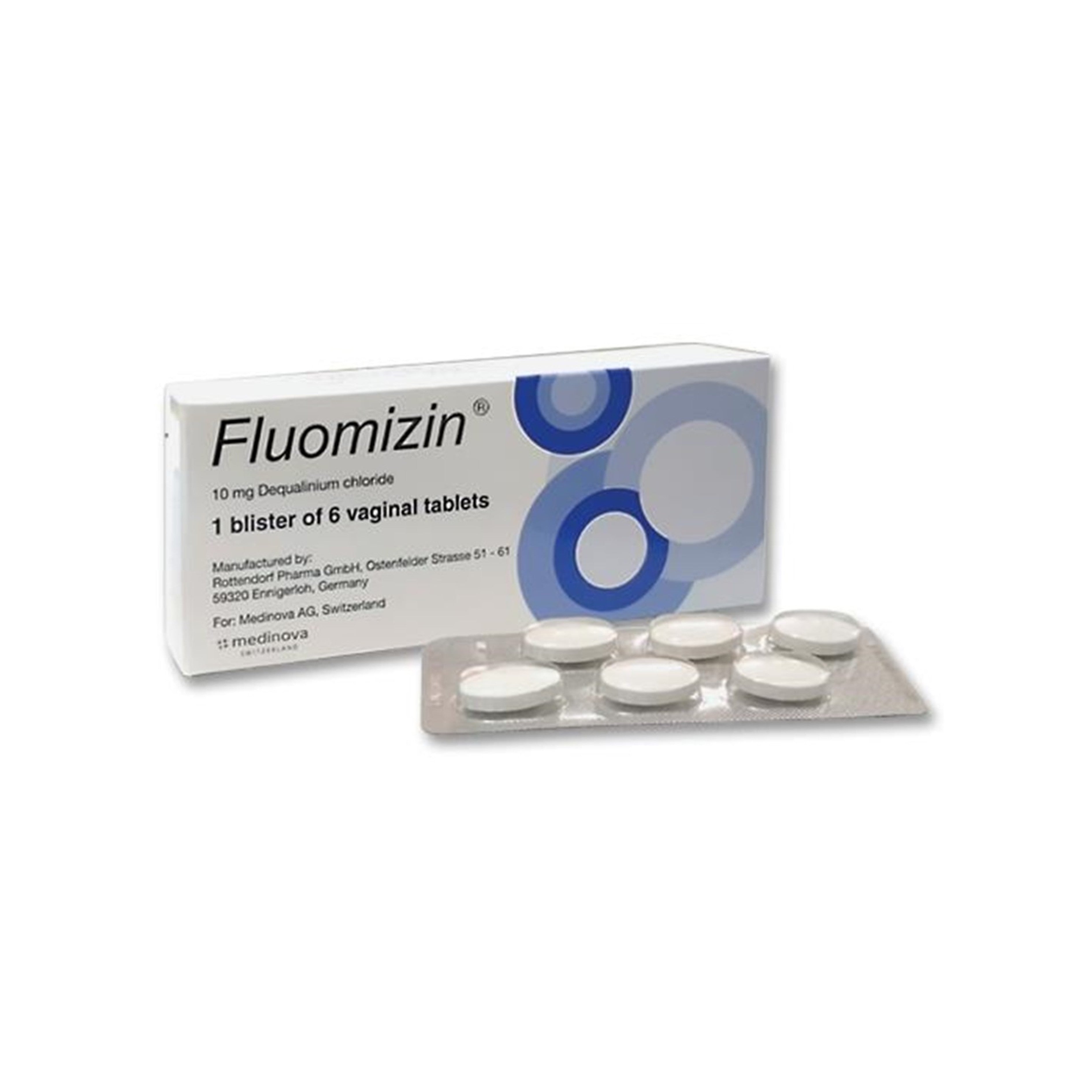 Fluomizin (Dequalinium Chloride 10mg) Vaginal Tablet (6's)