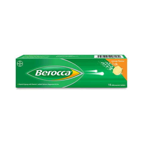 Berocca Effervescent Tablet 15's (Orange)