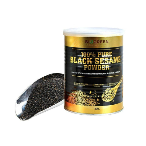 Biogreen 100% Pure Black Sesame Powder 300g