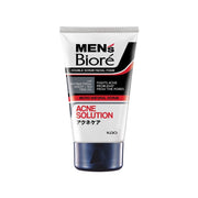 Men's Bioré Double Scrub Facial Foam (Acne Solution) 100g