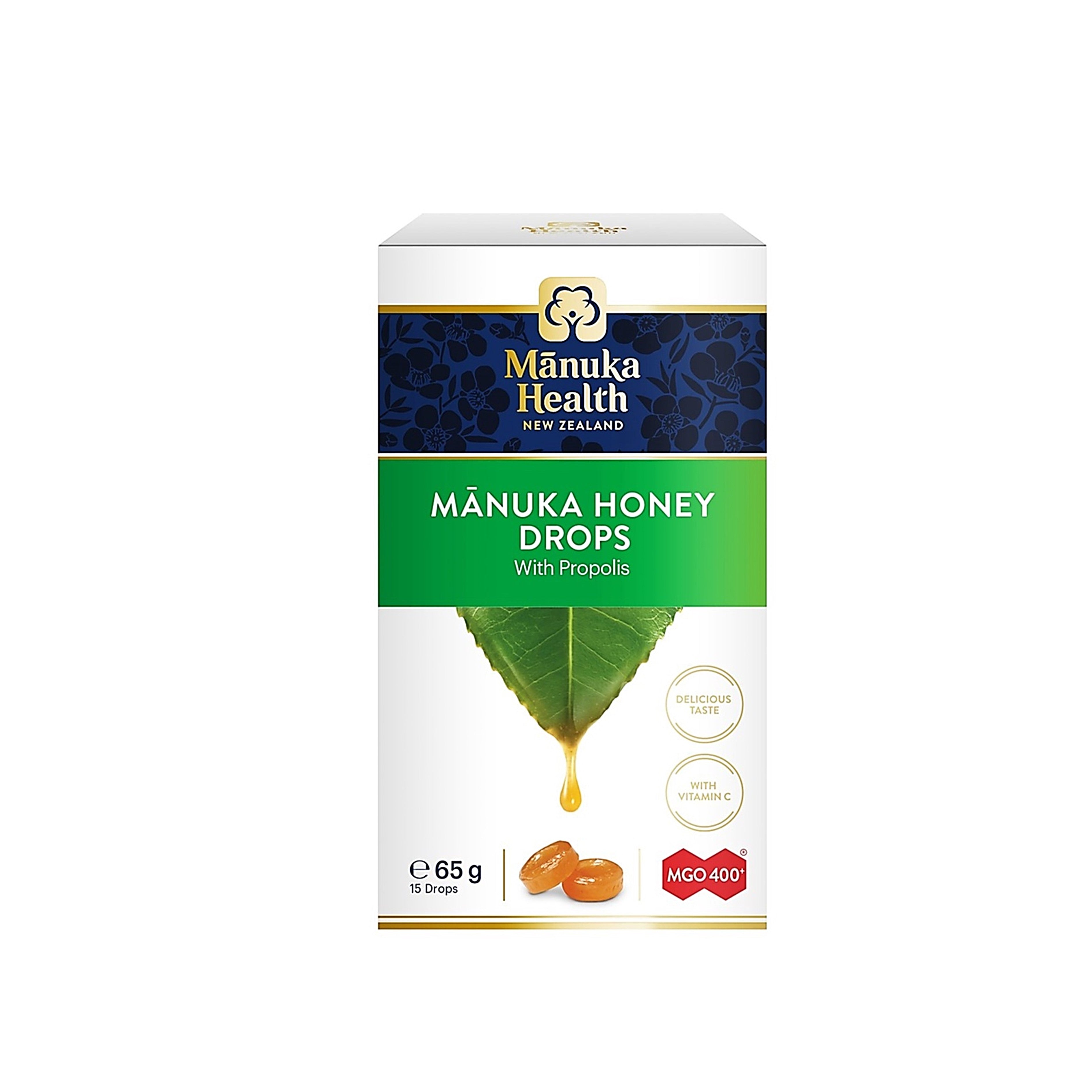 Mānuka Health New Zealand Manuka Honey Drops with Propolis MGO400+ (15's)