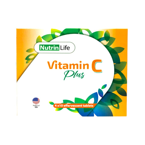 Nutrinlife Vitamin C Plus Effervescent Tablet 10's X4