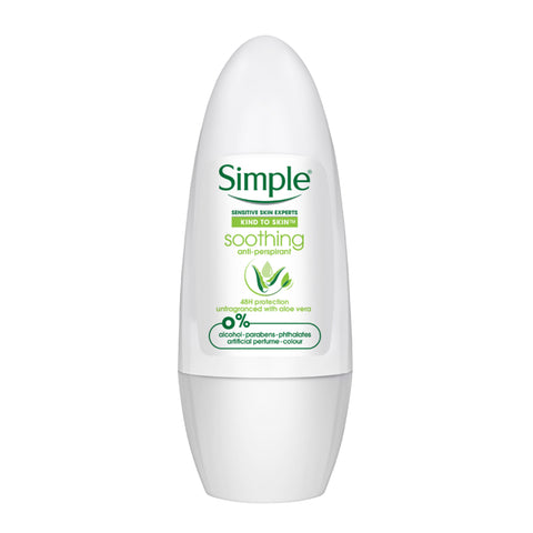 Simple Soothing Anti-Perspirant Roll on 45ml