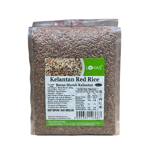 Lohas Premium Kelantan Red Rice 900g