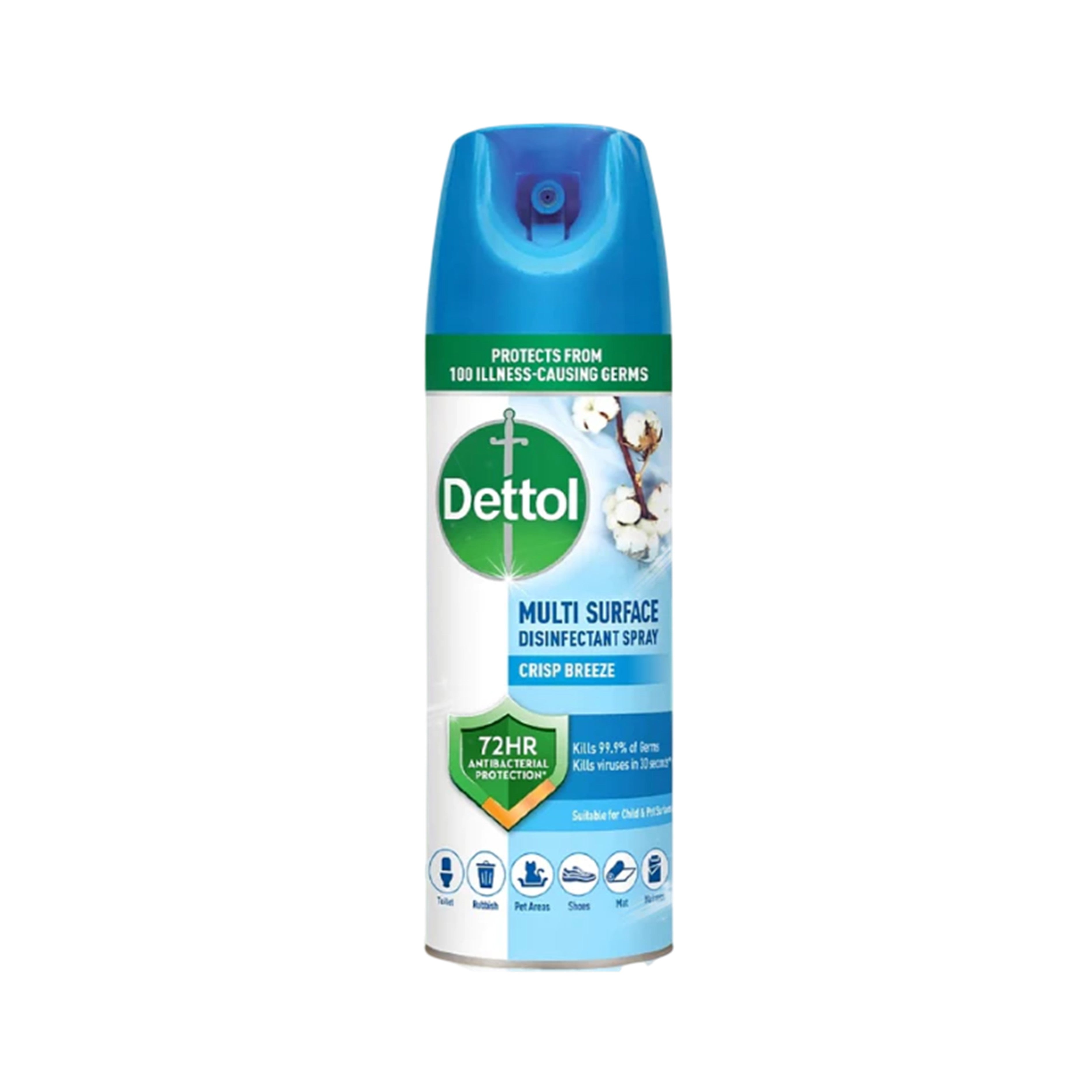 Dettol Multi-Surface Disinfectant Spray (Crisp Breeze) 450mL
