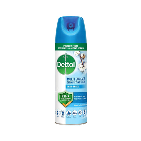 Dettol Multi-Surface Disinfectant Spray (Crisp Breeze) 450mL