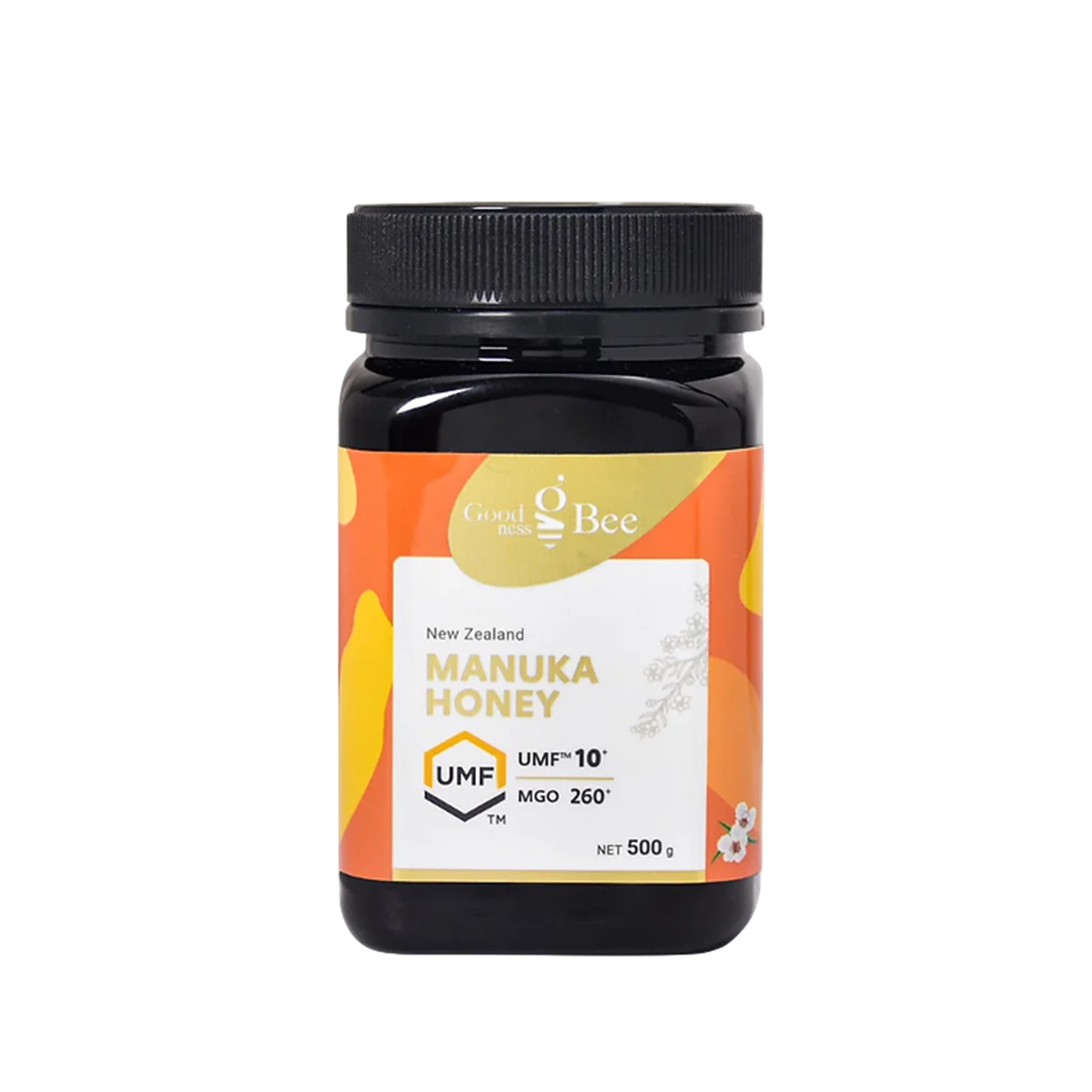 Goodness Bee New Zealand Manuka Honey UMF 10+ MGO 260+ (500g)