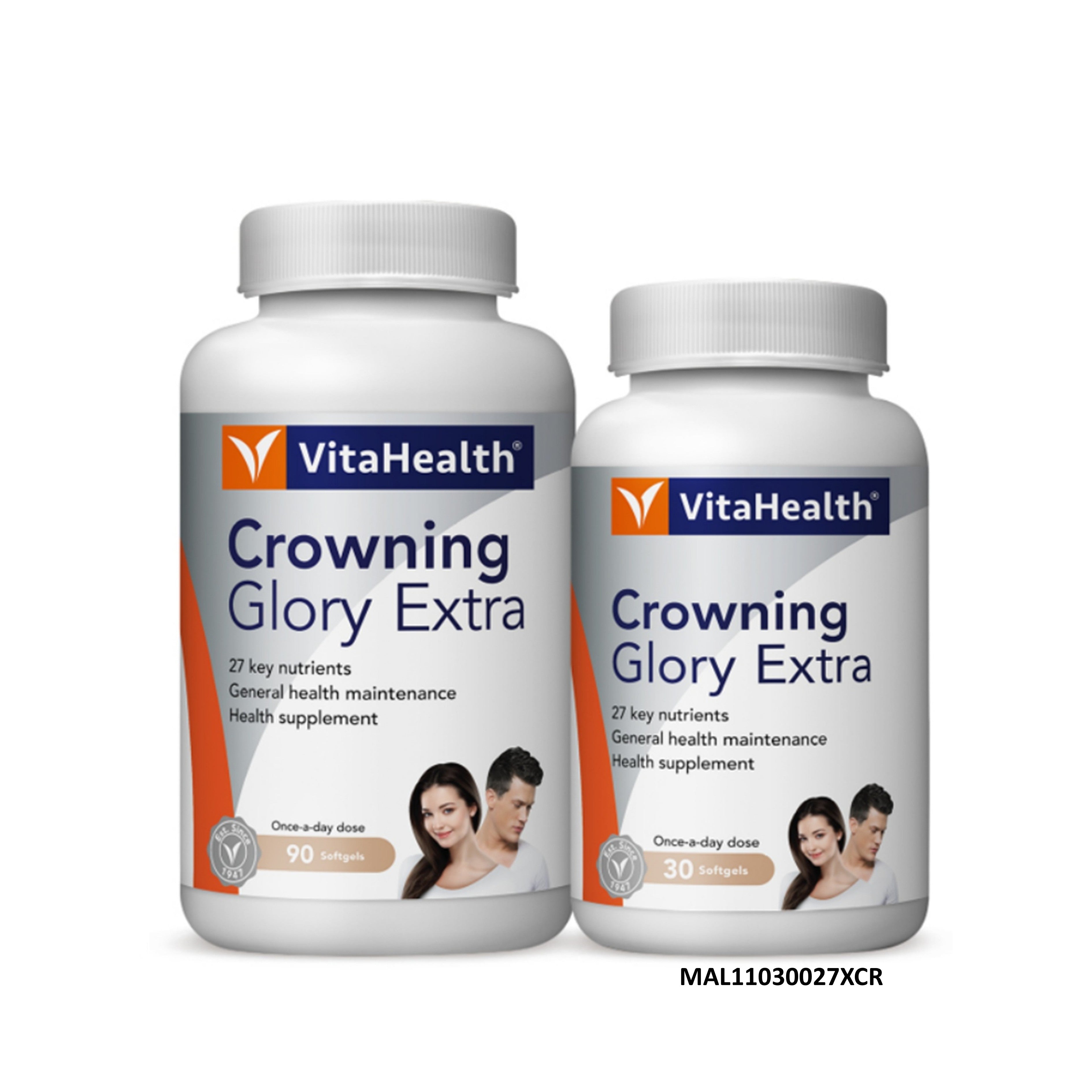 VitaHealth Crowning Glory Extra Softgel 90's + 30's