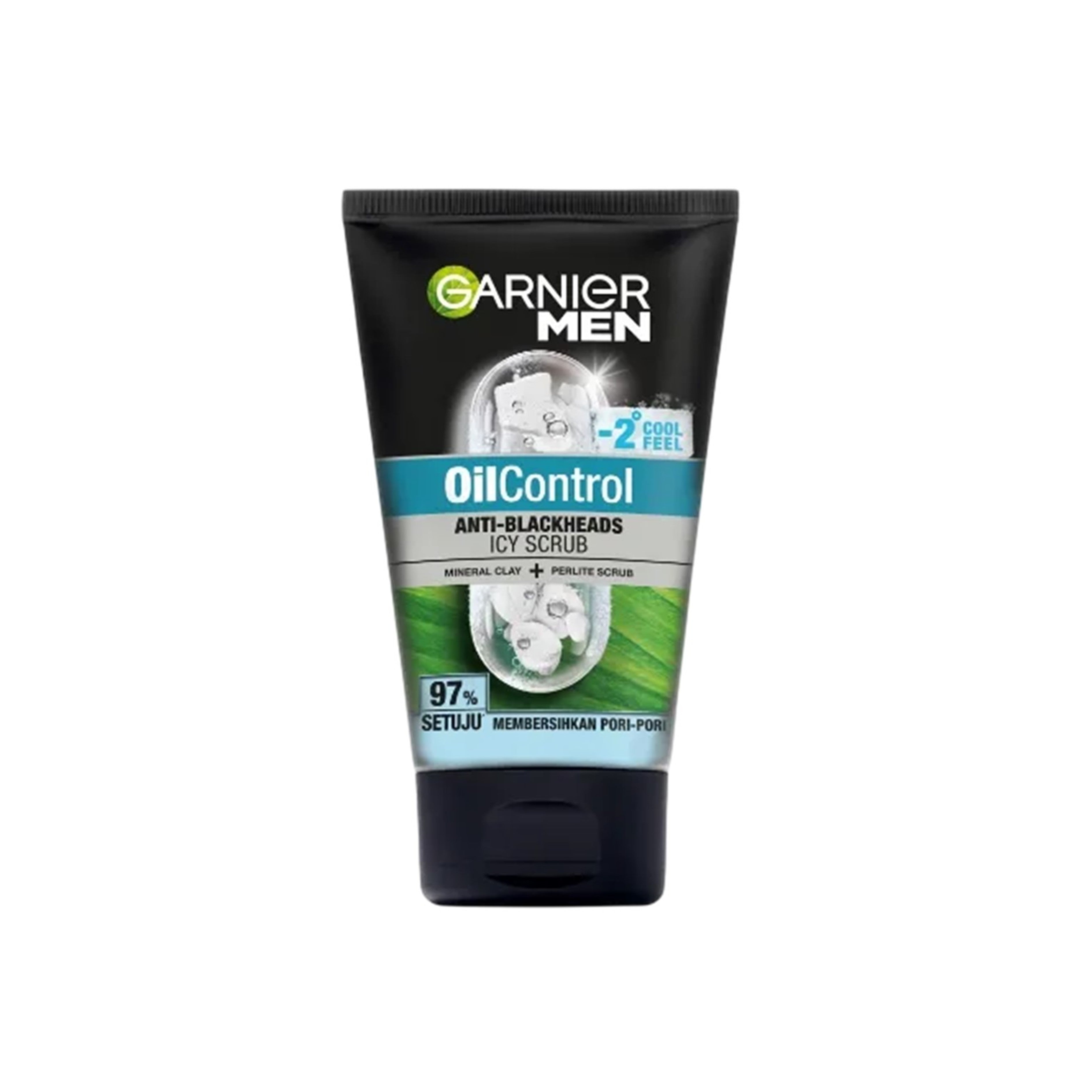 Garnier Men Oil Control Anti-Blackheads Icy Scrub (100ml)