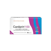 Cardiprin 100 (Aspirin 100mg + Glycine 45mg) Tablet (3 x 30's)