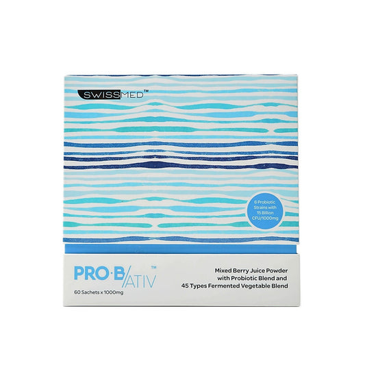 Swissmed Pro-B/Ativ (Probiotic + 45 Types Fermented Vegetable Blend) Sachet 1gx60's