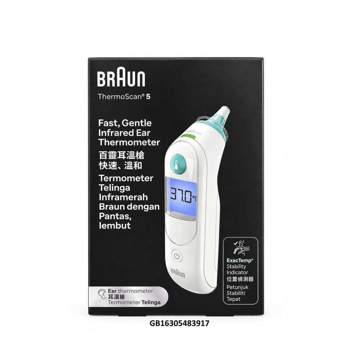 Braun ThermoScan 5 Infrared Ear Thermometer (IRT 6030) 1's