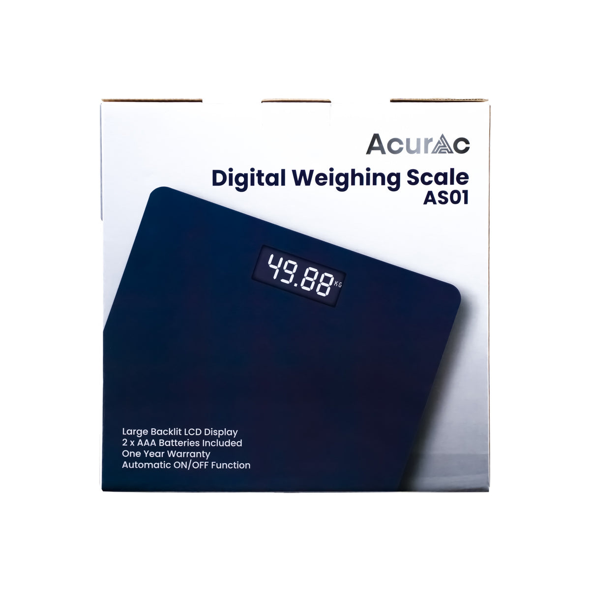 Acurac Digital Weighing Scale (Model: AS01) - 1 Year Warranty
