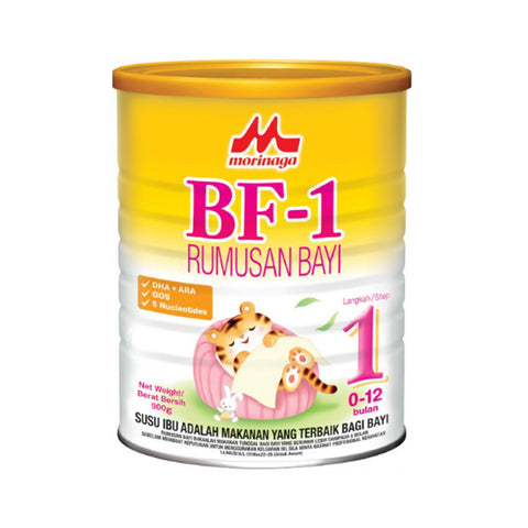 Morinaga BF-1 Infant Formula Step 1 900g (For Babies 0-12 Months)