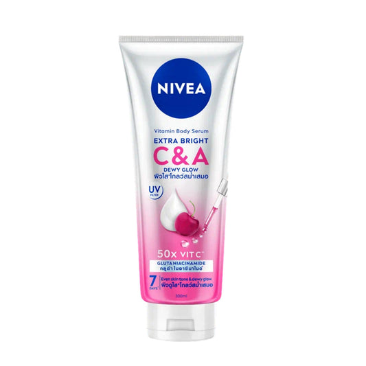 Nivea Extra Bright C&A Dewy Glow Vitamin Body Serum 300mL