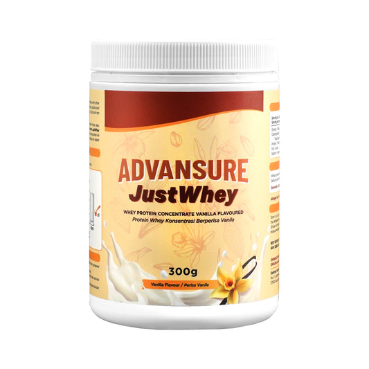 Advansure JustWhey Whey Protein Concentrate 300g (Vanilla Flavour)