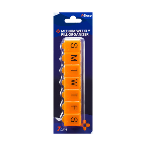 A-Dose Medium Weekly Pill Organizer (7 Compartments) 1's