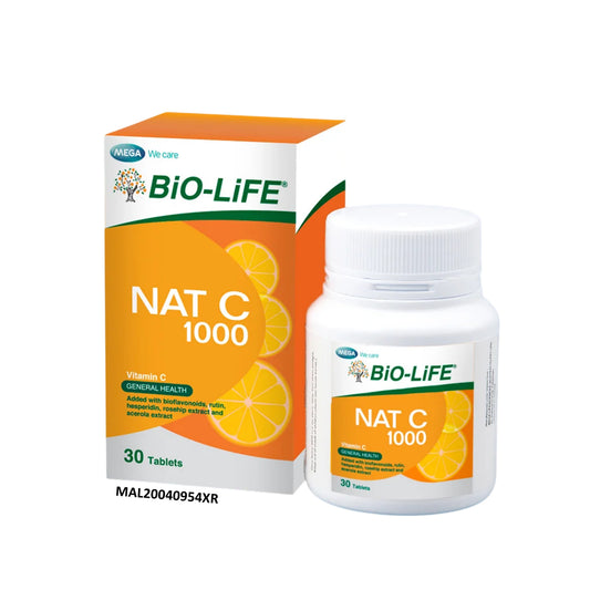 Bio-Life Nat C 1000mg Tablet 30's