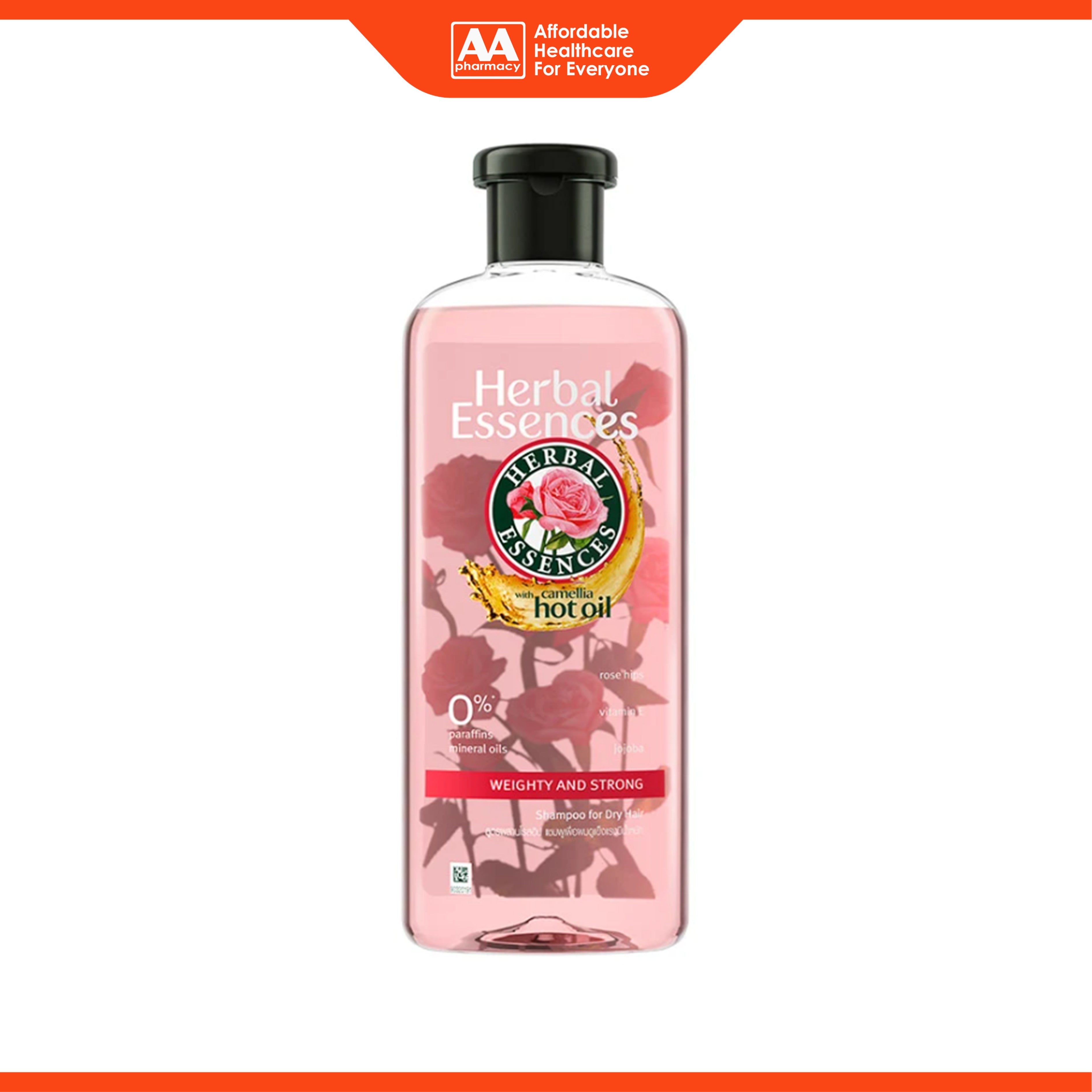 Herbal Essences Shampoo - Rose Hips, Vitamin E and Jojoba Oil, Weighty and Strong (400ml)