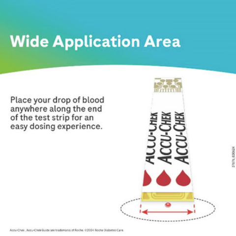 Accu-Chek Guide Blood Glucose Test Strip 100's (Compatible with Accu-Chek Guide Blood Glocose Monitor)