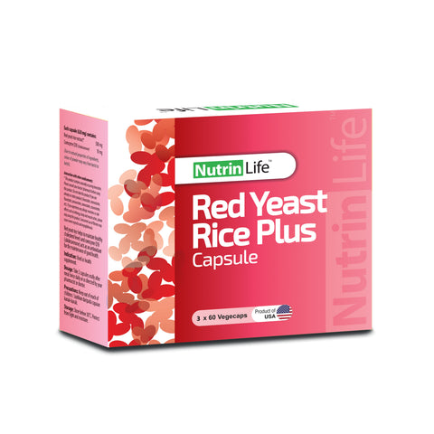 NutrinLife Red Yeast Rice Plus Vegecapsule 3x60's