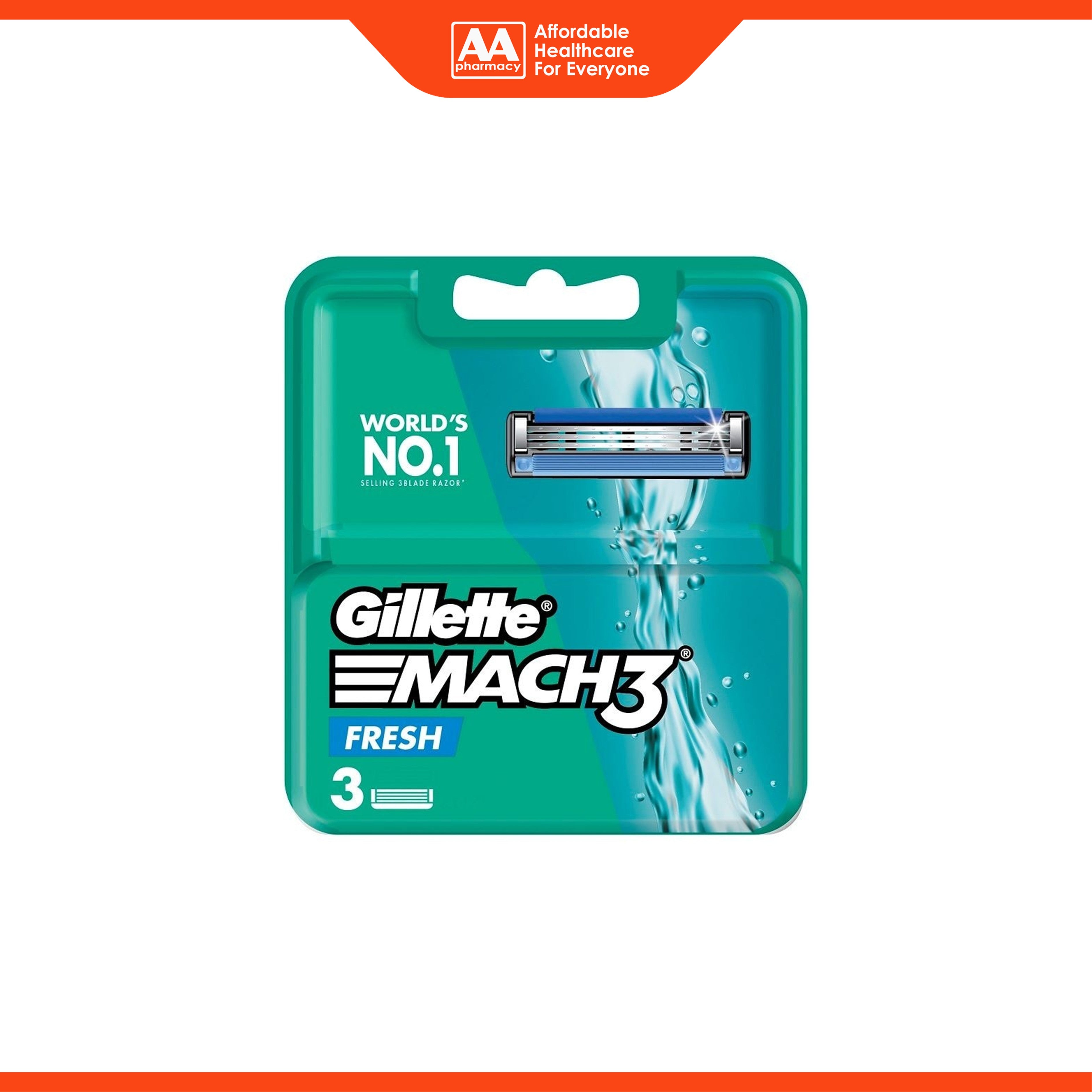 Gillette Mach 3 Fresh Cartridge 3's