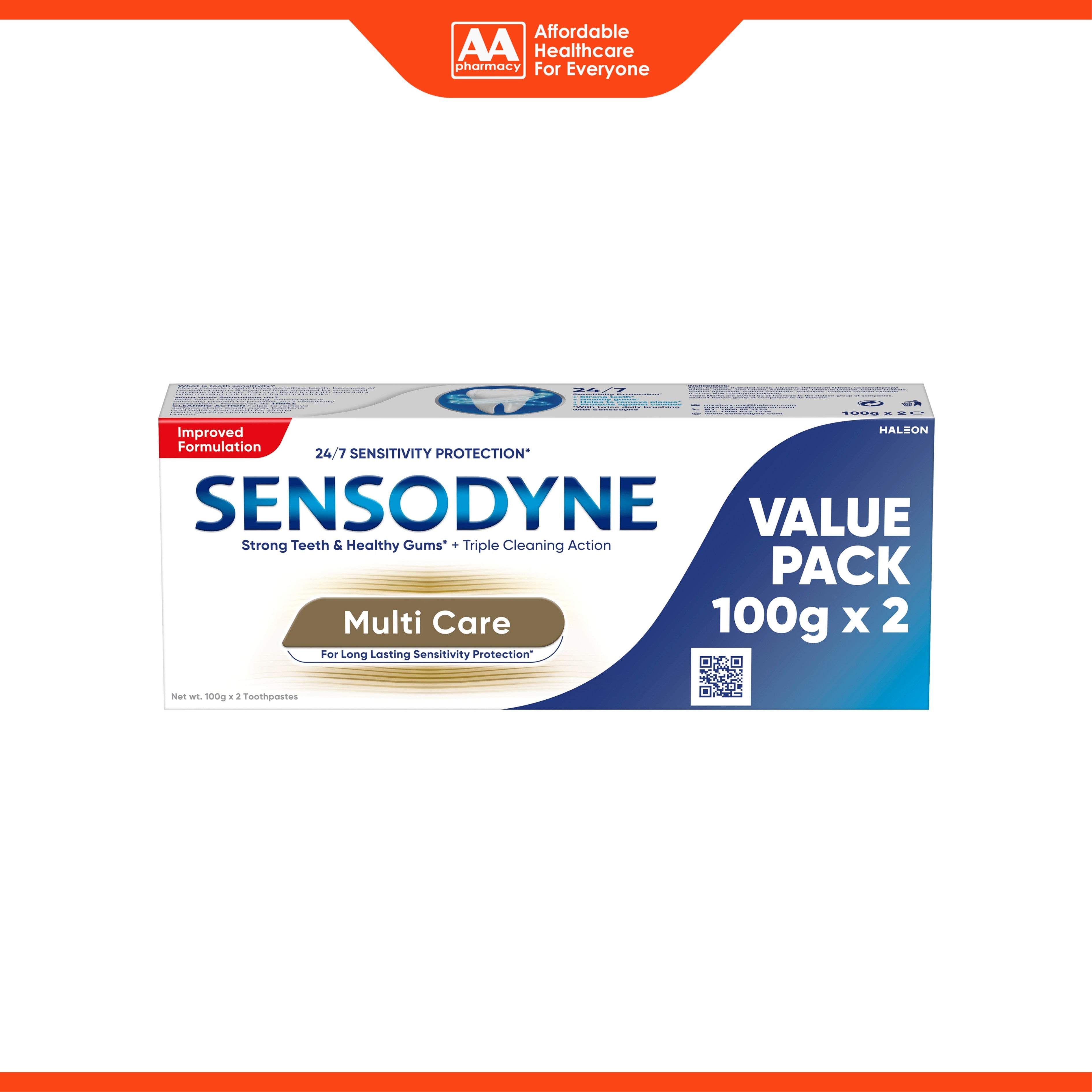 Sensodyne Toothpaste - Multi Care (2 x 100g)