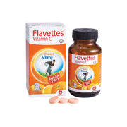 Flavettes Vitamin C 500mg Chewable Tablet - Sugar Free (50's) - Orange Flavour