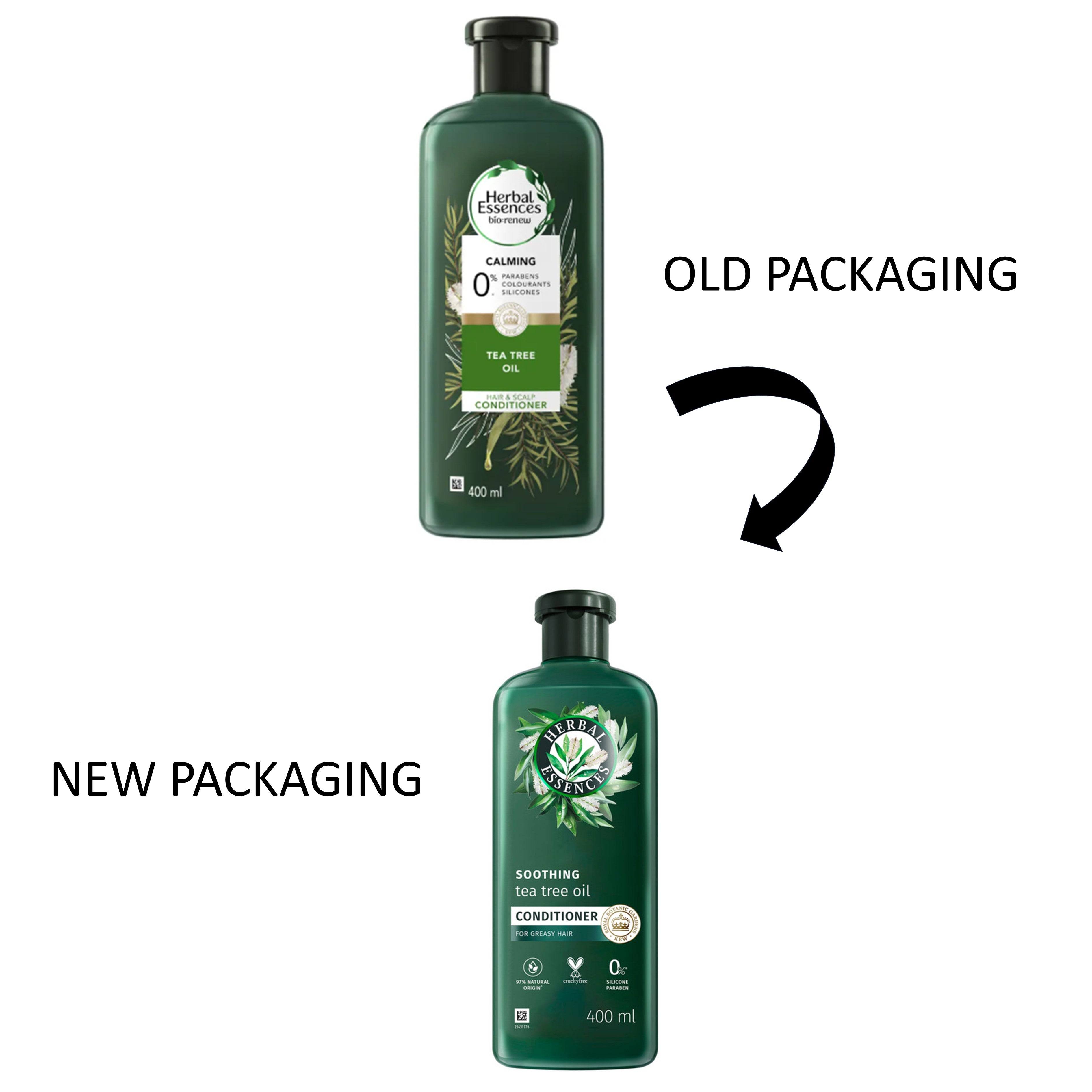 Herbal Essences Conditioner - Tea Tree Oil, Soothing (400ml)