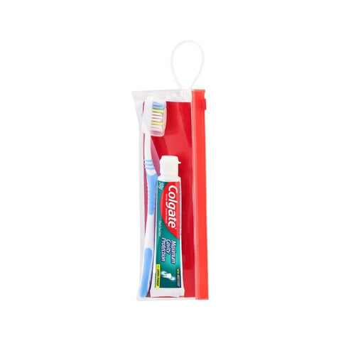 Colgate Travel Kit (Extra Clean Medium Toothbrush + Fresh Cool Mint Toothpaste 50g)