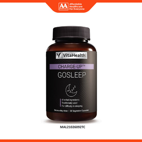 VitaHealth Charge-Up GoSleep Vegetable Capsule 30's
