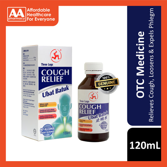 3 Legs Cough Relief Syrup 120mL
