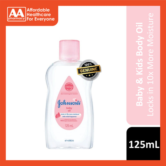 Johnson's Baby Oil (With Mild Fragrance) 125mL