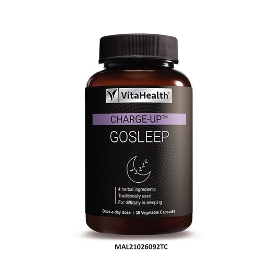 VitaHealth Charge-Up GoSleep Vegetable Capsule 30's