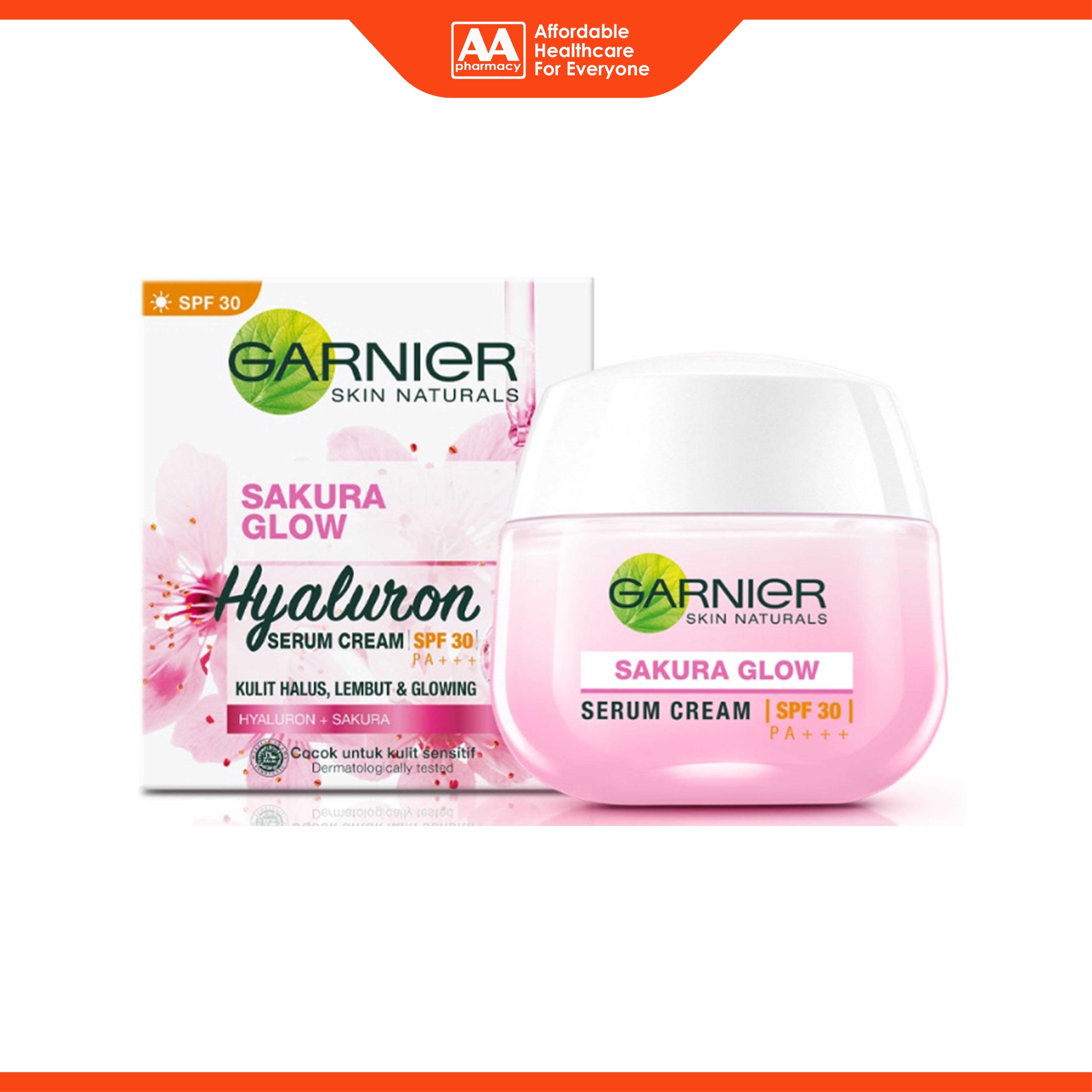 Garnier Sakura Glow Hyaluron Serum Cream SPF30 PA+++ (50ml)