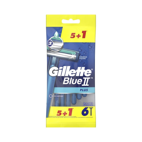 Gillette Blue II Plus Disposable Razor 5+1's