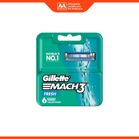 Gillette Mach 3 Fresh Cartridge 6's