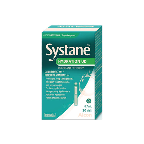 Systane Hydration Unit Dose (Preservative-Free) Lubricant Eye Drops 0.7mLx30's