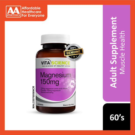 VitaScience Magnesium 150mg Tablet 60's