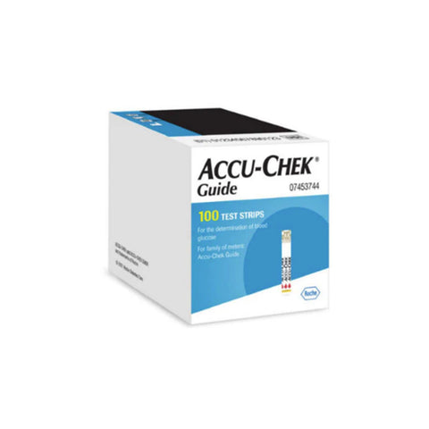 Accu-Chek Guide Blood Glucose Test Strip 100's (Compatible with Accu-Chek Guide Blood Glocose Monitor)